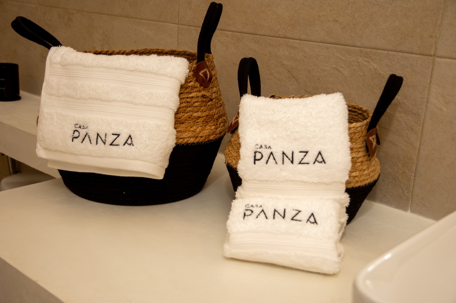 Detalle toallas Casa Panza